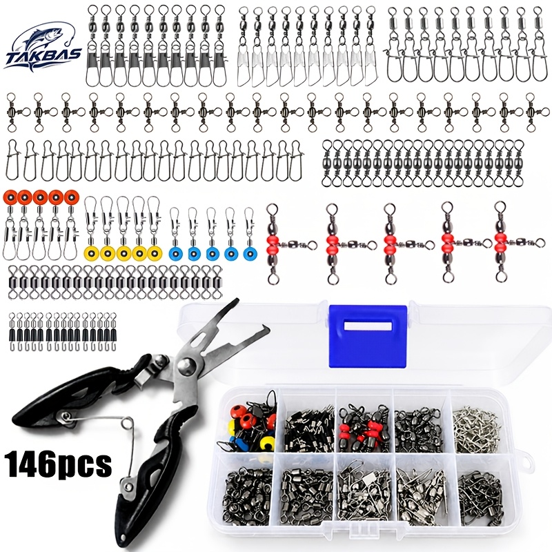 Freshwater Fishing Kit - 146pcs Perlengkapan Pancing dengan Tang Pancing,