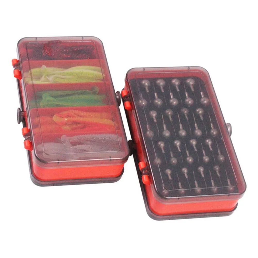 Jig Head Lure - Kotak umpan engkol portabel dua sisi,