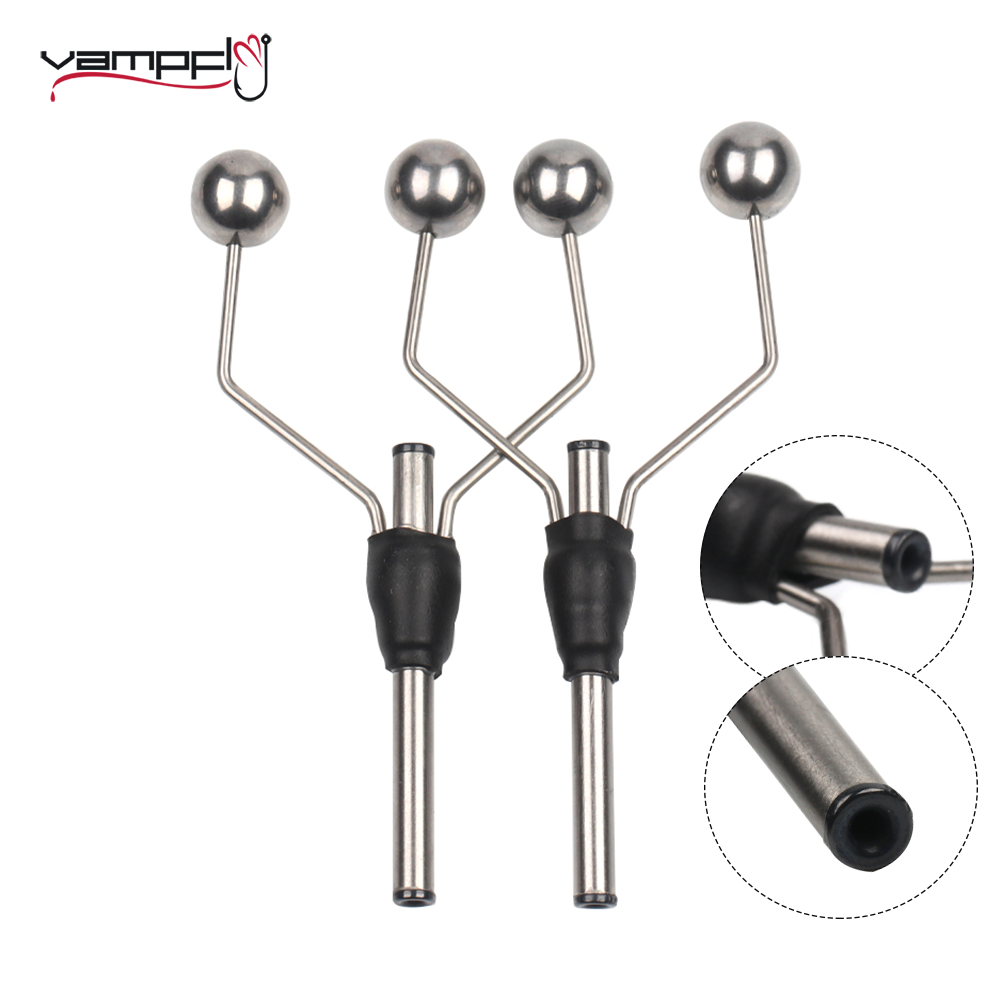 Jig Head Lure - Vampfly bi-keramik ujung Bobbin pemegang baja