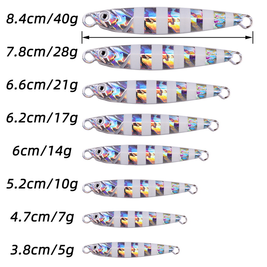10 Buah Jig Logam 7G 10G 14G 1 - Jig Head Lure ulasan dan harga