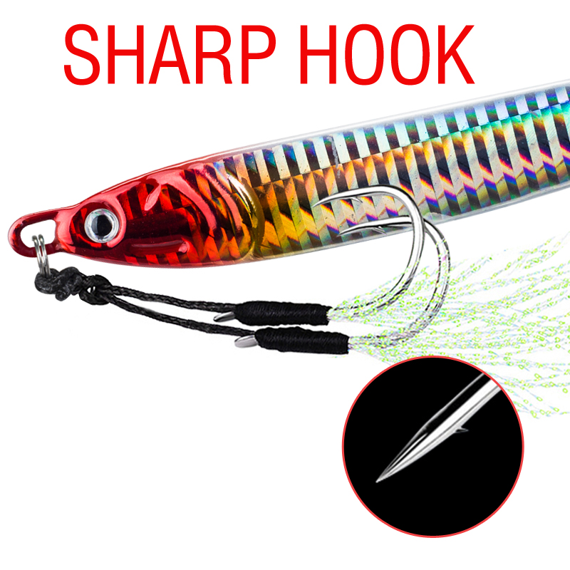 7 buah umpan pancing Jig cepat - Jig Head Lure ulasan dan harga