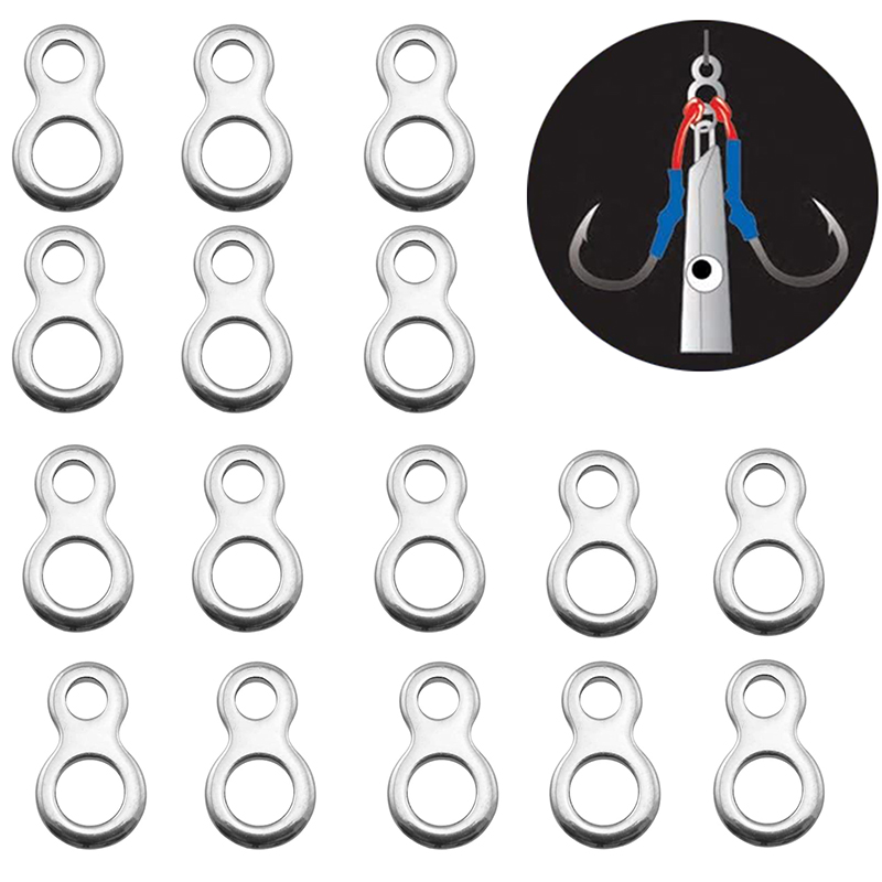10-50pcs baja tahan karat mema - Fishing Equipment Cheap ulasan dan harga