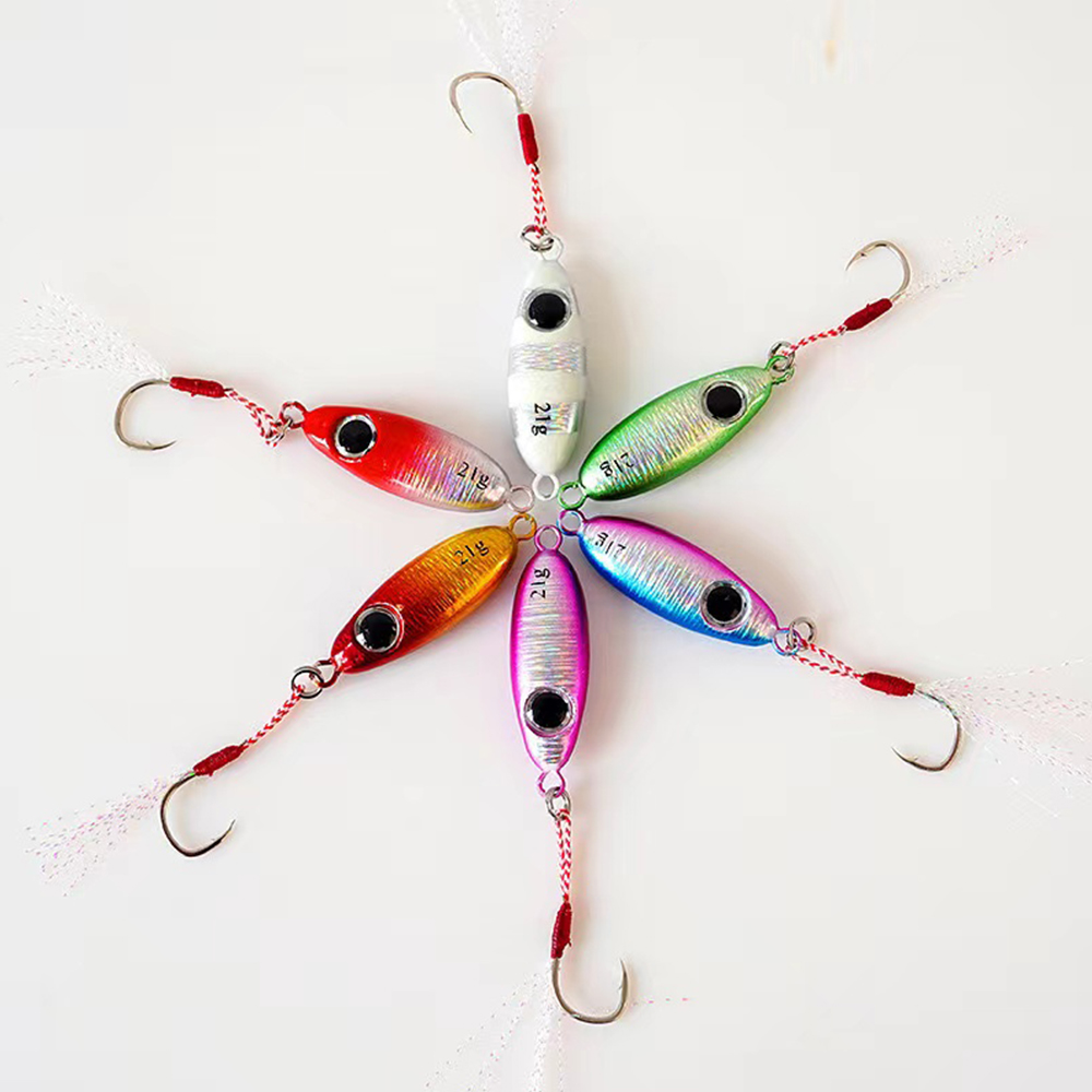 Umpan pancing Jigging logam mi - Jig Head Lure ulasan dan harga