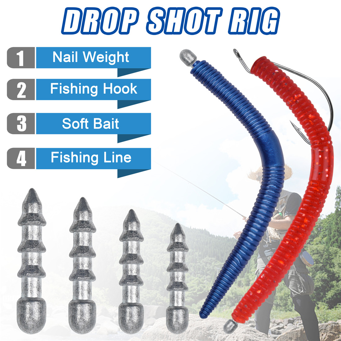 60 buah alat pancing berat bad - Fishing Equipment Lures ulasan dan harga