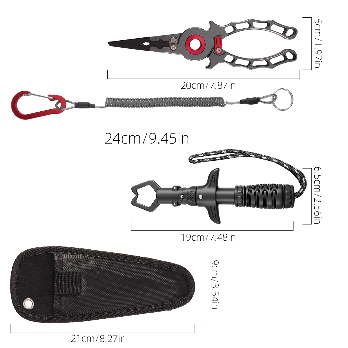 Set Penjepit Ikan dari Alumini - Fishing Equipment Lures ulasan dan harga
