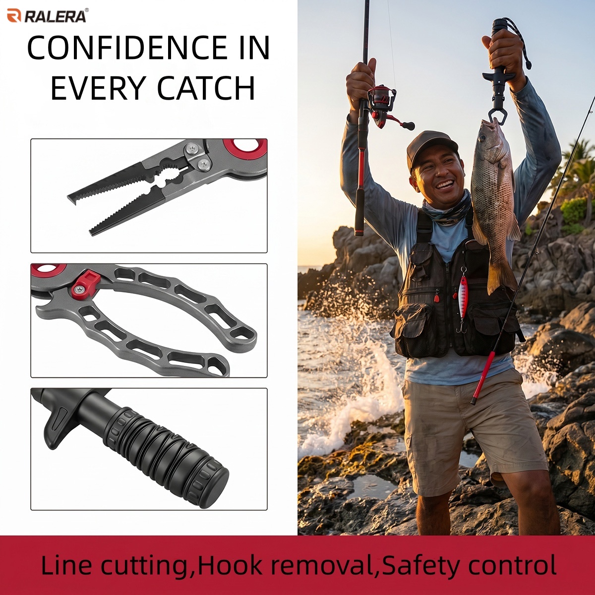 Set Penjepit Ikan dari Alumini - Fishing Equipment Lures ulasan dan harga