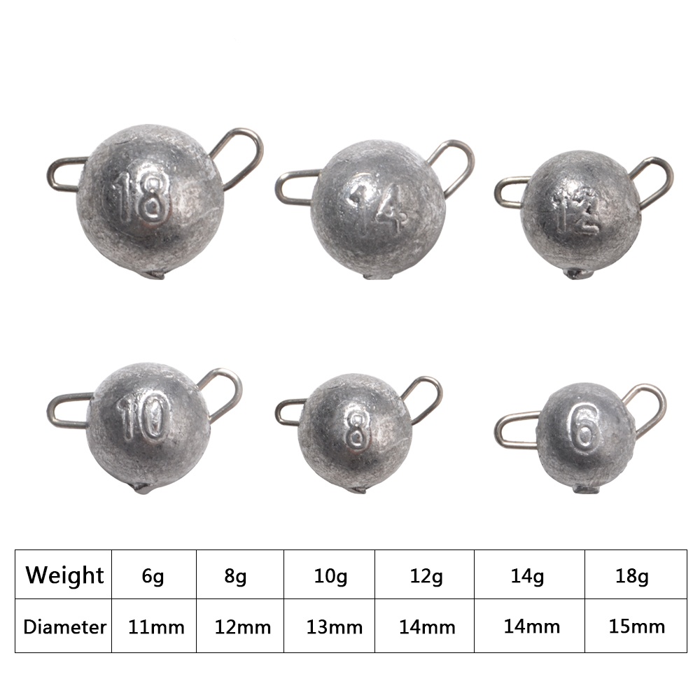 FTK 5 Buah Kepala Jig Pancing  - Jig Head Lure ulasan dan harga